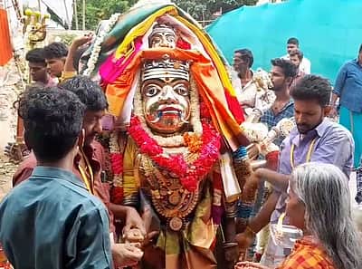 தஞ்சை திரௌபதி அம்மன் கோயிலில் காளி வீதியுலா! 